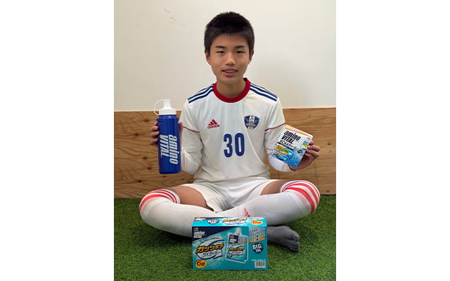 JFA第49回全日本U-12サッカー選手権大会出場チームのレジスタFC所属の熊井一粋選手