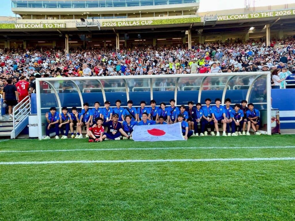 サッカーの集合写真