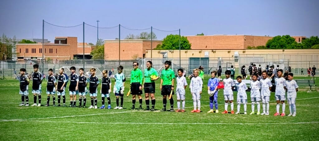 サッカーの整列