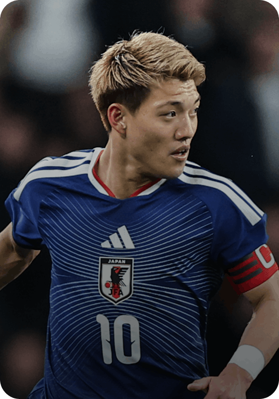 堂安 律(サッカー日本代表)|FIFAワールドカップ2026 特集