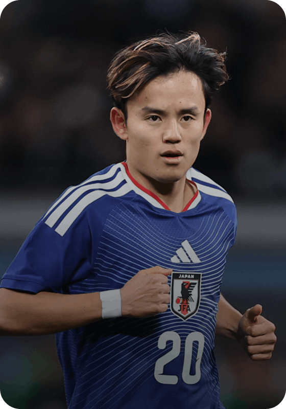 久保建英(サッカー日本代表)|FIFAワールドカップ2026 特集