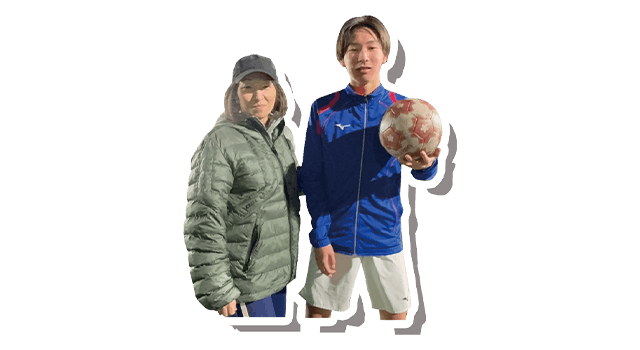 谷内恵子さん･悠陽さん（中3）