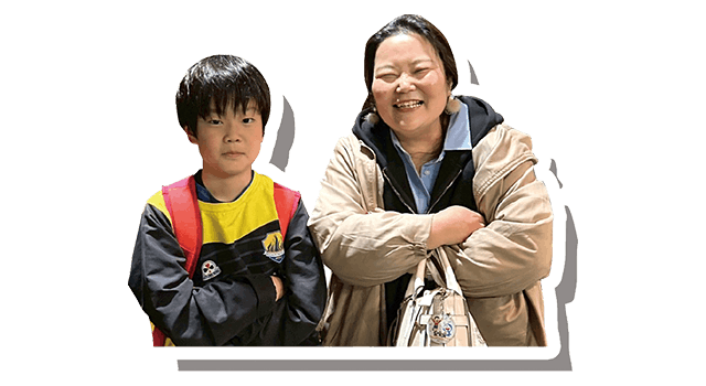 中島多起香さん･誓哉さん（小4）
