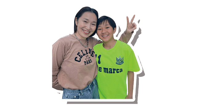 佐々木奈津美さん･駿介さん（小5）