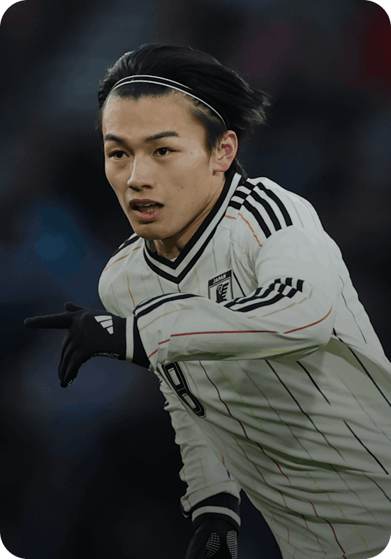 上田綺世(サッカー日本代表)|FIFAワールドカップ2026 特集