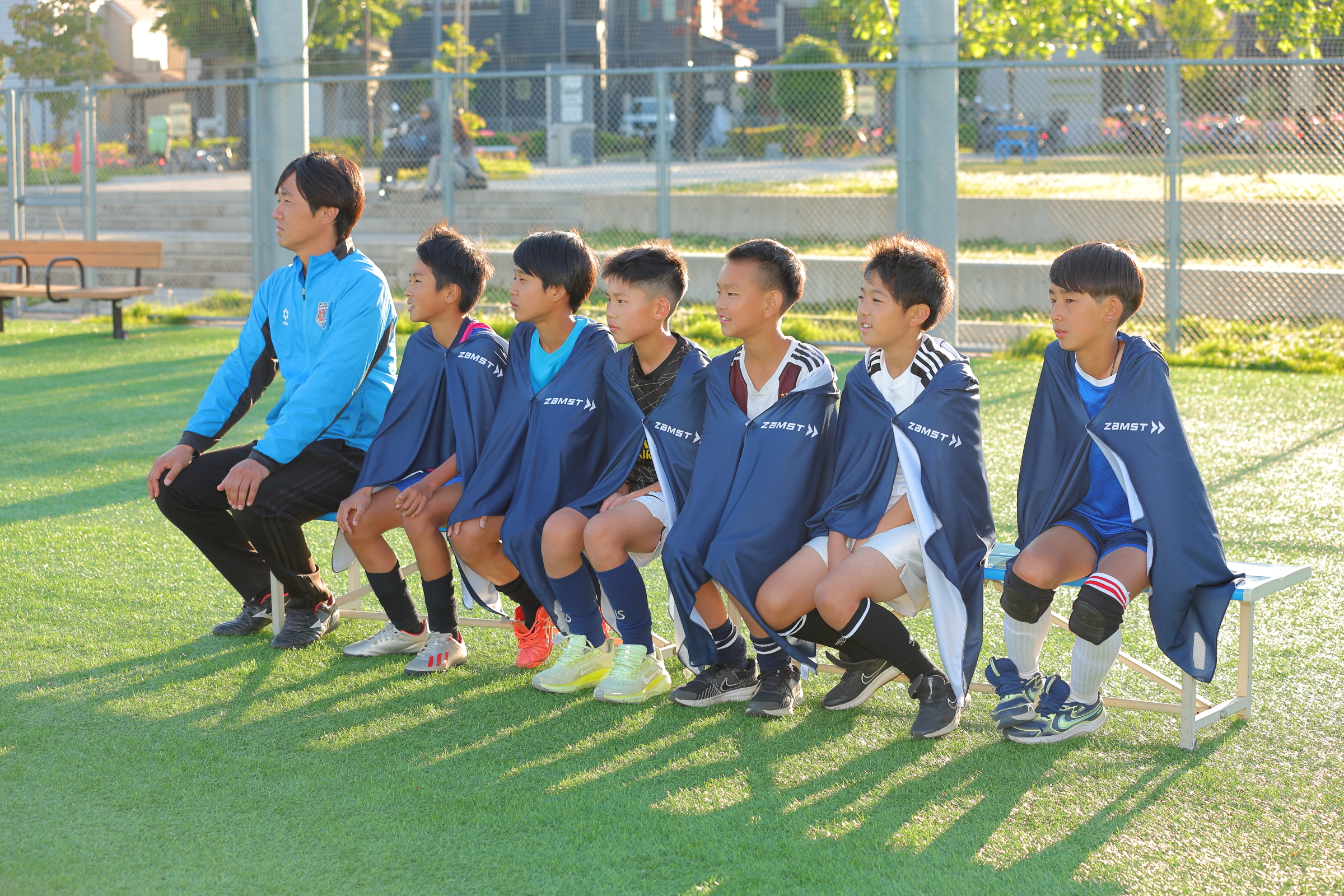 COOL SHADER(クールシェイダー)着用したFC大泉学園メンバー