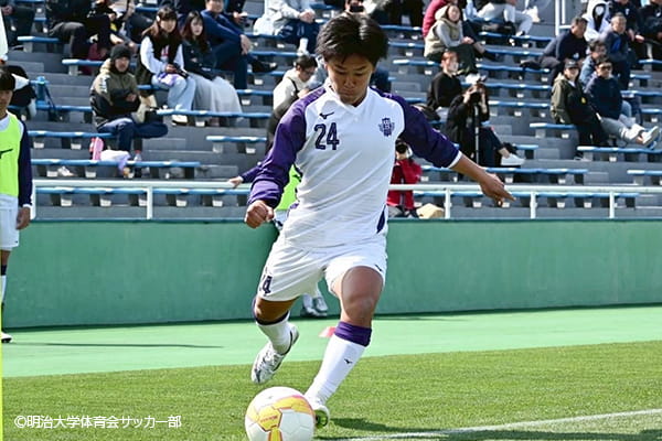明治大学体育会サッカー部 石井 陽選手｜大学サッカーのすゝめ 2026