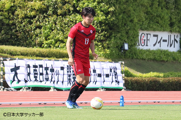日本大学サッカー部 國枝 蒼空選手