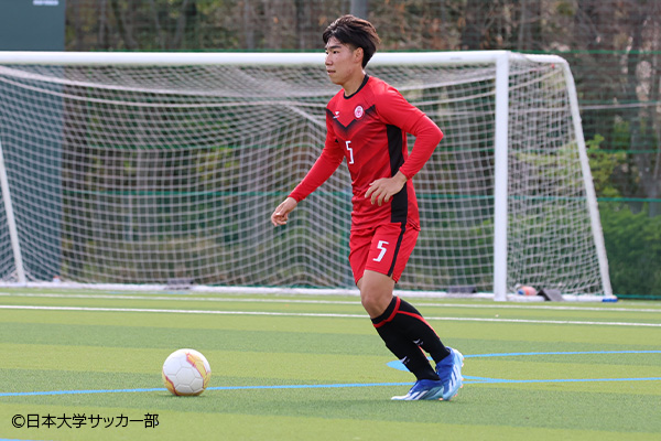日本大学サッカー部 國枝 蒼空選手