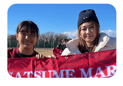 サカママ座談会「サッカー×KUMON」夏目里佳さん(長女・大1)