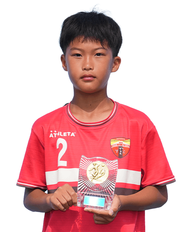 ウタマログローバルカップ2026 最優秀選手(MVP)のディアブロッサ高田 上田湊翔選手の画像