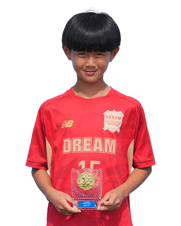 ウタマログローバルカップ2026 最優秀選手(MVP)のDREAM FC 向井大晟選手の画像