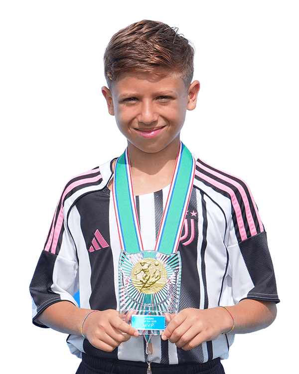 ウタマログローバルカップ2026 最優秀選手(MVP)のユベントスFC NICOLO RULLP選手の画像
