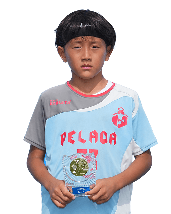 ウタマログローバルカップ2026 最優秀選手(MVP)のPELADA FC 溝渕心平選手の画像