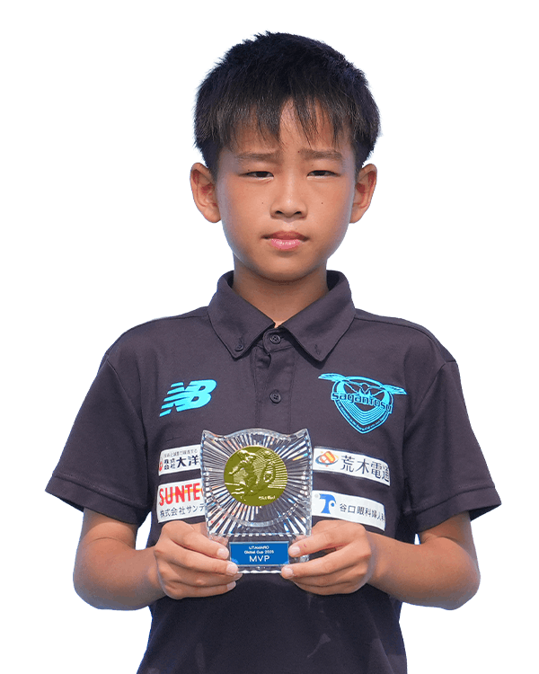 ウタマログローバルカップ2026 最優秀選手(MVP)のサガン鳥栖 島津侑誠選手の画像