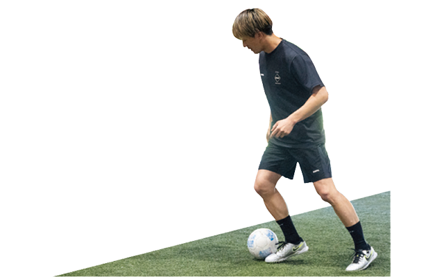 ドリブル練習の基本 インアウト