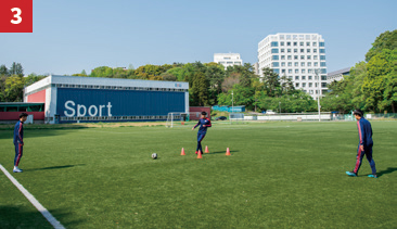 流通経済大学サッカー部員のマル秘自主トレーニング「俺トレ」を公開