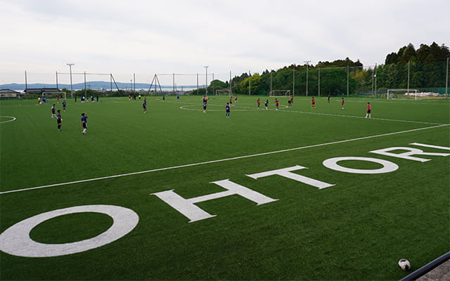 鵬学園高校の練習風景