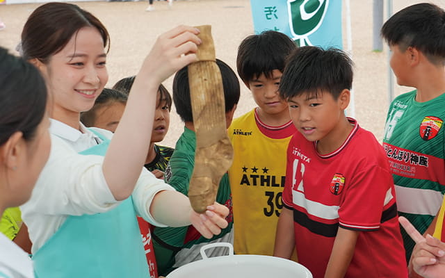 UTAMARO Global Cup U-11 2026 ウタマロお洗濯講座の風景