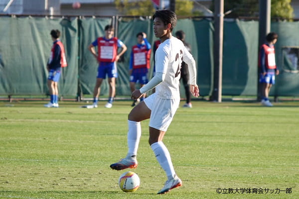 立教大学体育会サッカー部 吉田 喬選手【大学サッカーのすゝめ 2026】